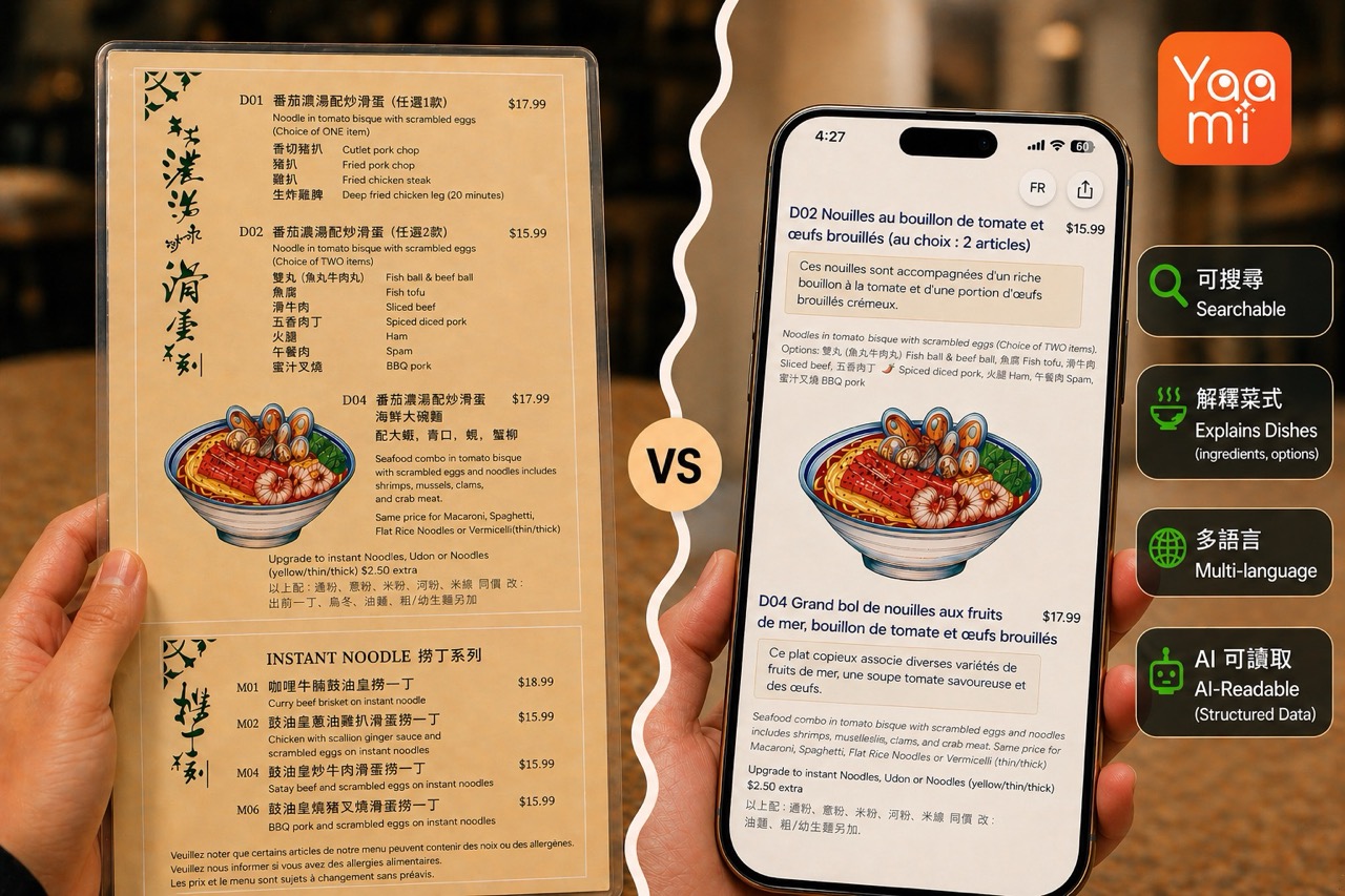 Your Menu Doesn’t Need a Redesign — It Needs an Upgrade